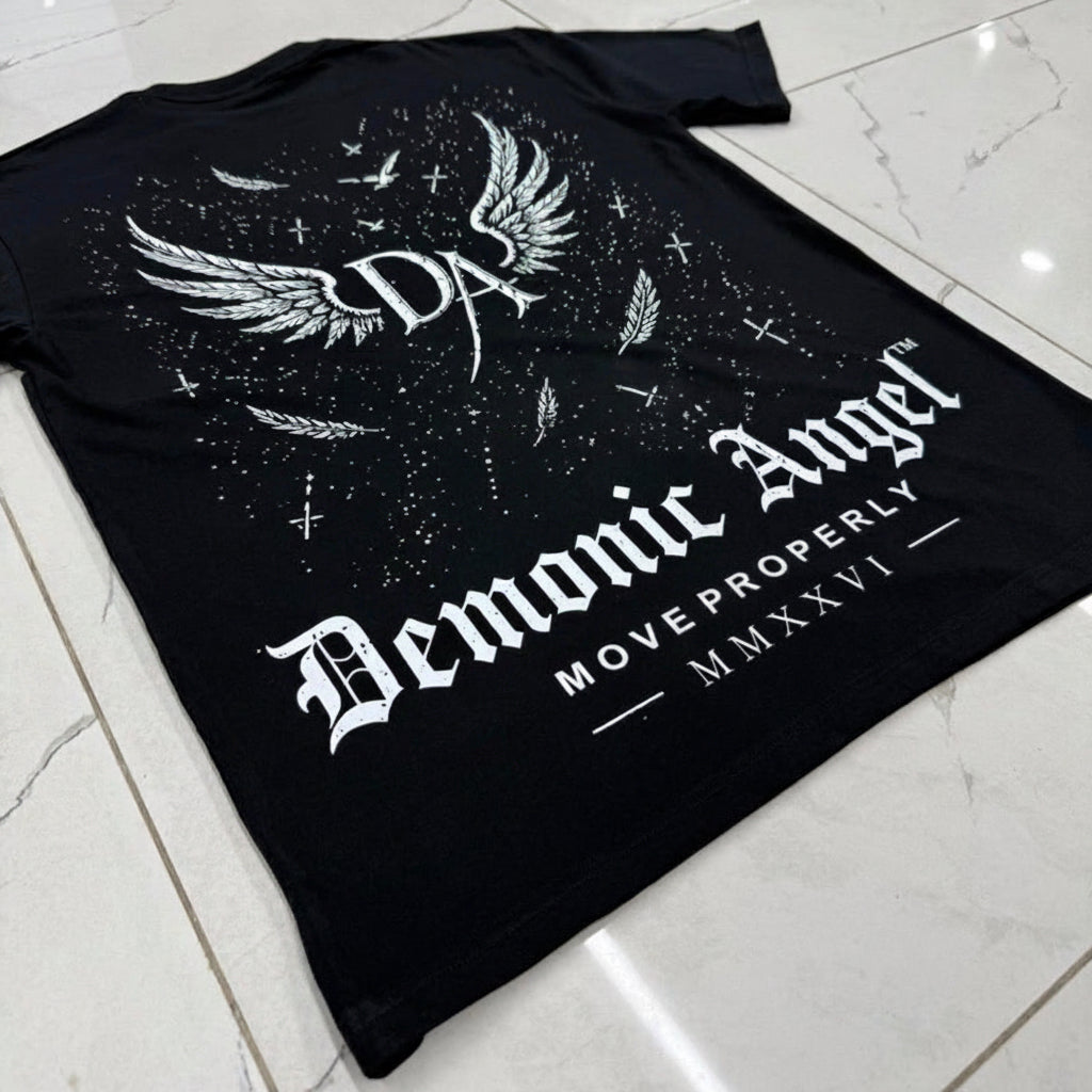 Demonic Angel™️ Move Properly Graphic Tee